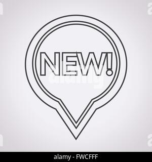 New sign icon Stock Vector