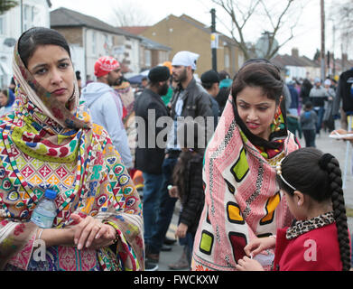 London, UK. 3rd April, 2016. Vaisakhi in Hounslow, London, UK. Credit:  Paul Quezada-Neiman/Alamy Live News Stock Photo