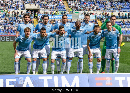 Rome, Italy. 03rd Apr, 2016. Lazio Vs Roma nella foto SS Lazio  Credit:  marco iorio/Alamy Live News Stock Photo