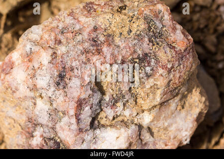 detail of a piece of marble rock Stock Photo