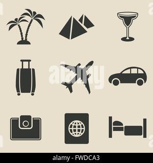 Travel icon set vector illustration Stock Vector Image & Art - Alamy