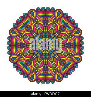color circular pattern - vector illustration Stock Vector