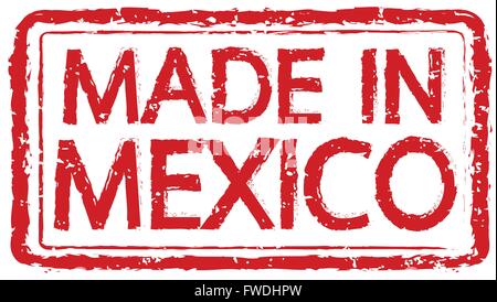Made in MEXICO stamp text Illustration Stock Vector