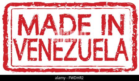 Made in VENEZUELA stamp text Illustration Stock Vector