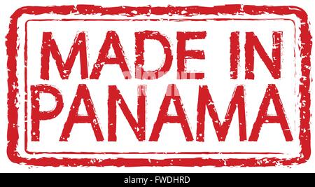 Made In PANAMA Stamp Text Illustration Stock Vector