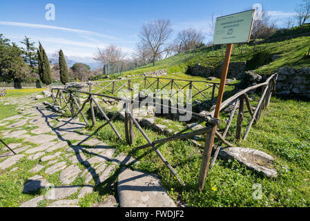 Etrurian ruins, Vetulonia, Tuscany, Italy, EU, Europe Stock Photo