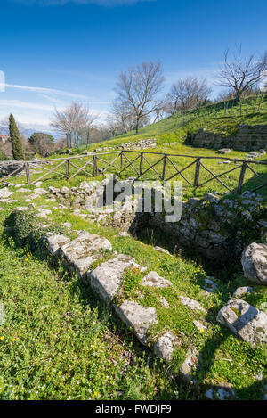 Etrurian ruins, Vetulonia, Tuscany, Italy, EU, Europe Stock Photo