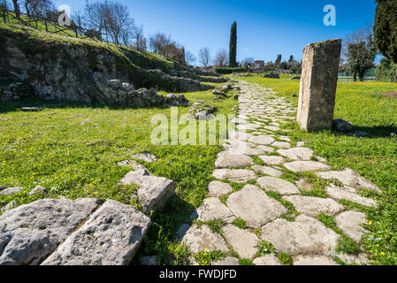 Etrurian ruins, Vetulonia, Tuscany, Italy, EU, Europe Stock Photo