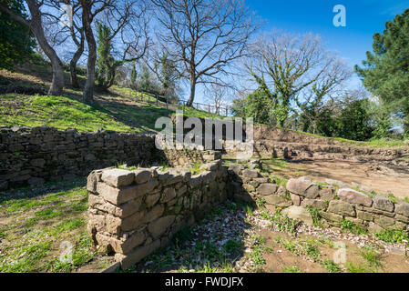 Etrurian ruins, Vetulonia, Tuscany, Italy, EU, Europe Stock Photo