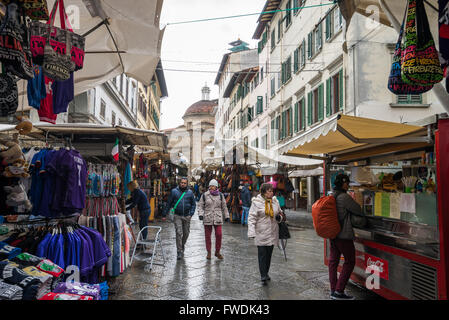 Mercato Centrale, central market hall, Florence, Tuscany, Italy Stock Photo