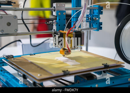3d printer printing Stock Photo