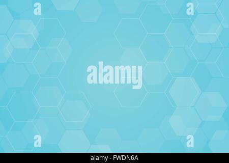Abstract molecules medical background Stock Vector
