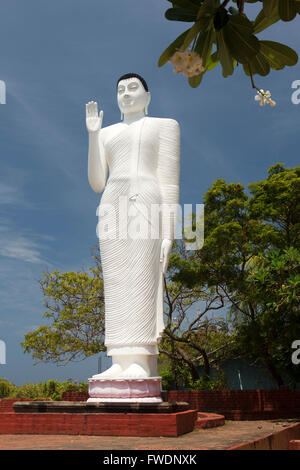 Sri Lanka, Trincomalee, Fort Frederick, Gokanna Rajamaha Viharaya, standing Buddha Stock Photo