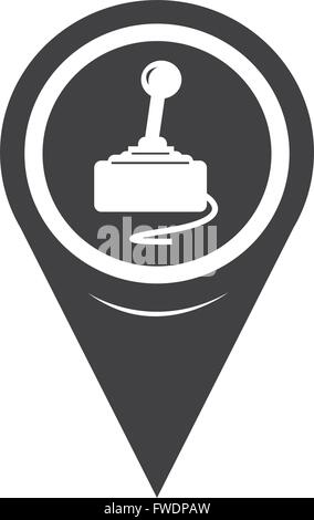 Map Pointer Game Controller Icon Stock Vector Image & Art - Alamy