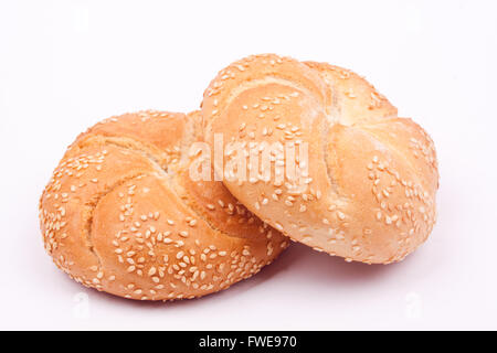 kaiser roll bread Stock Photo