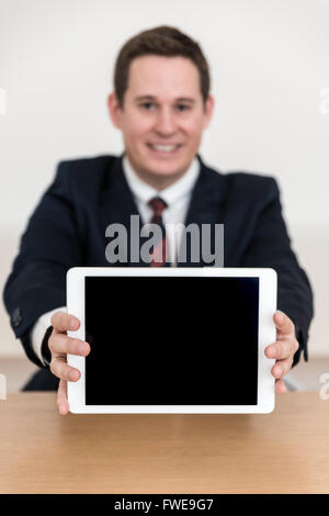 Sales pitch presentation office. Stock Photo