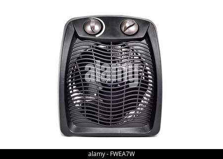 an electric heater on a white background Stock Photo