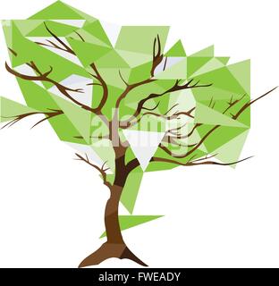 vector abstract tree Stock Vector Image & Art - Alamy