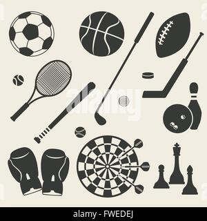 sport icons set - vector illustration. eps 8 Stock Vector