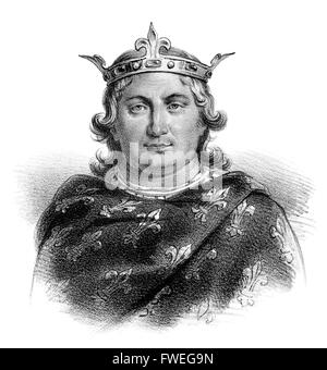 Louis VI, Ludwig VI., 1081-1137, called the Fat or le Gros, King of the Franks Stock Photo