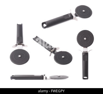 Ceramic pizza cutter wheel isolated Stock Photo