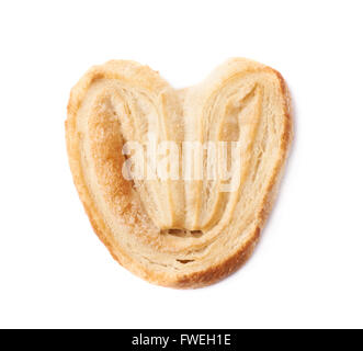 Heart shaped puff cookie Stock Photo