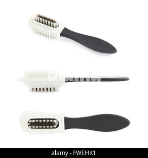 Cloth or shoe cleaning brush isolated Stock Photo
