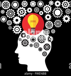 Illustration Vector Graphic Creativity and Ideas for different purpose in web and graphic design Stock Vector