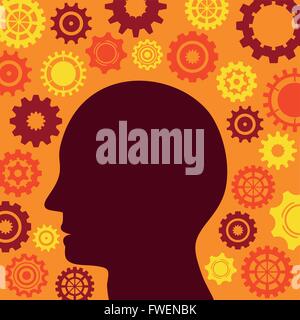 Illustration Vector Graphic Creativity and Ideas for different purpose in web and graphic design Stock Vector