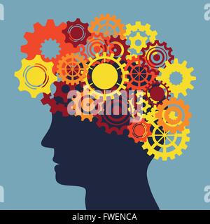 Illustration Vector Graphic Creativity and Ideas for different purpose in web and graphic design Stock Vector