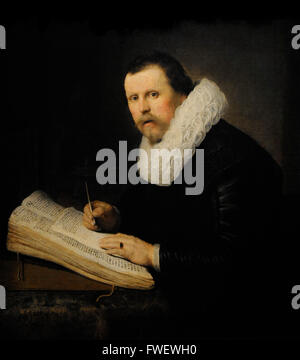 Rembrandt Harmenszoon van Rijn (1606-1669). Dutch painter. Portrait of a Scholar, 1631. The State Hermitage Museum. Saint Petersburg. Russia. Stock Photo