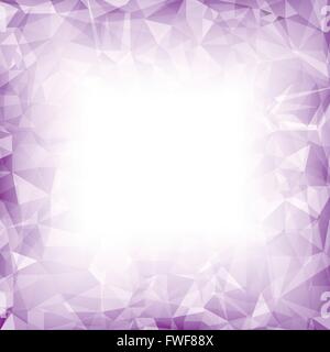 Purple Polygonal Background. Stock Vector