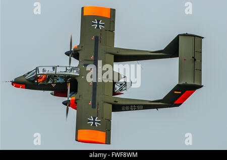 A North American Rockwell OV-10B Bronco owned & flown by Tony de Bruyn Stock Photo