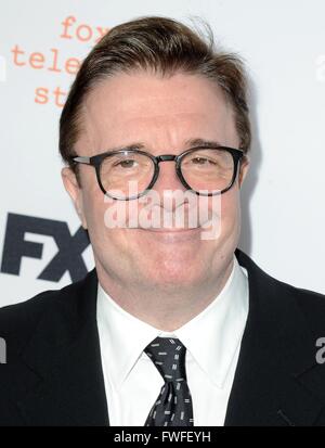 Los Angeles, CA, USA. 4th Apr, 2016. Nathan Lane at arrivals for THE PEOPLE v. O.J. SIMPSON: AMERICAN CRIME STORY Event, The Theatre at Ace Hotel, Los Angeles, CA April 4, 2016. Credit:  Dee Cercone/Everett Collection/Alamy Live News Stock Photo