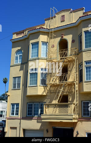 Street near University of California Berkeley USA on a summer day in June Stock Photo