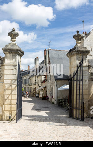 Typical houses in Chateau D´Azay-Le-Rideau Loire Valley France Stock Photo