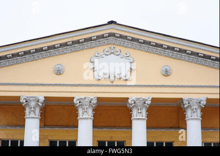 Detail of architectural molding on the facade Stock Photo