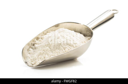wheat flour isolated on white background Stock Photo