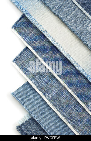 blue jeans isolated on white background Stock Photo