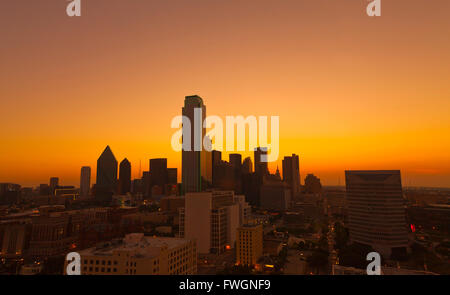 Skyline, Dallas, Texas, United States of America, North America Stock Photo