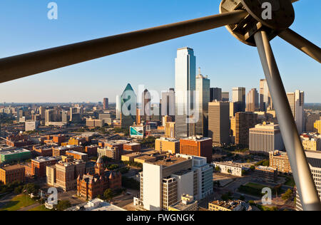 Skyline from Reunion Tower, Dallas, Texas, United States of America, North America Stock Photo