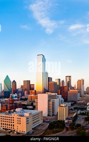 Skyline, Dallas, Texas, United States of America, North America Stock Photo