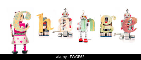 Robots say Change Stock Photo