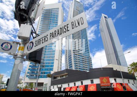 Surfers paradise sign hi-res stock photography and images - Alamy