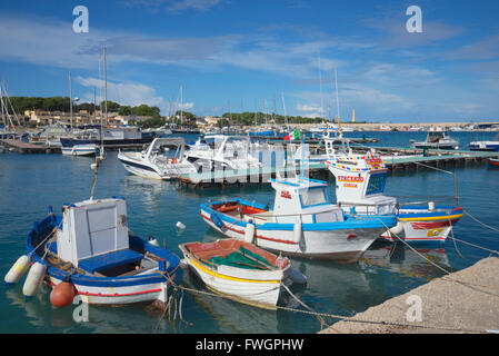 Harbour, San Vito Lo Capo, Sicily, Italy, Mediterranean, Europe Stock Photo