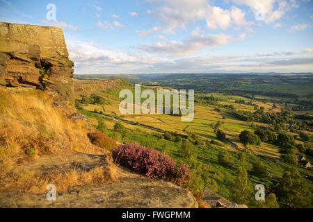 Curbar Edge, Derbyshire, England, United Kingdom, Europe Stock Photo