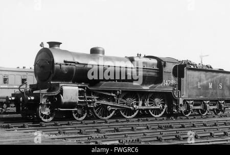 Caledonian Railway 4-6-0 River Class Steam locomotive 73 as LMS 14759 Stock Photo