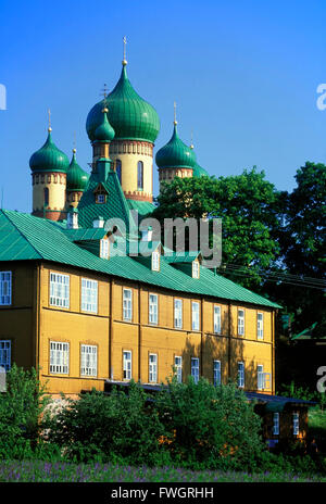 Kuremae Dormition Convent at lake Peipus near Tartu, Estonia, Europe Stock Photo