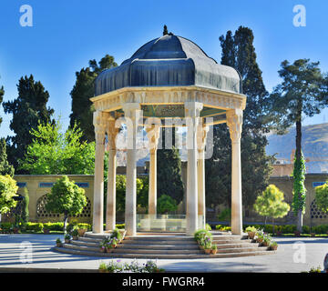 Iran, Shiraz, Hafez Mausoleum - Hafezie Stock Photo