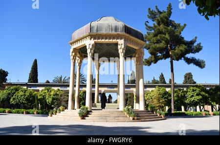 Iran, Shiraz, Hafez Mausoleum - Hafezie Stock Photo